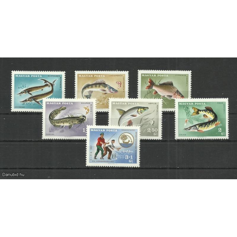 1967.- Horgászat -  halak - MNH/** - kpt sor