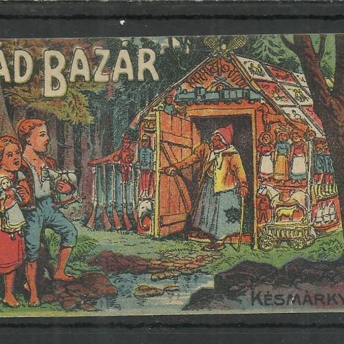1920.-  1 db számolócédula - Árkád - Késmárky - Jancsi és Juliska