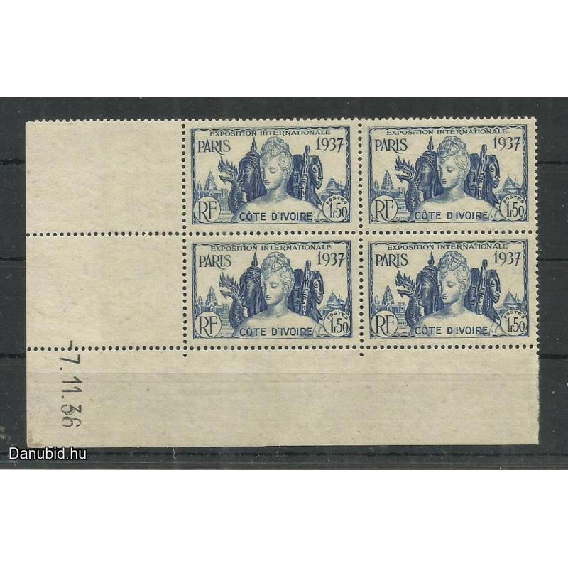 1937.- Elefántcsontparti Köztársaság –  - MNH/**- kiállítás - Párizs