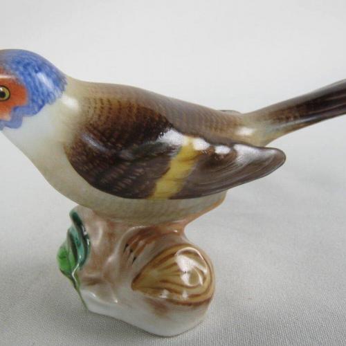 Herendi - madár - porcelán énekes madár