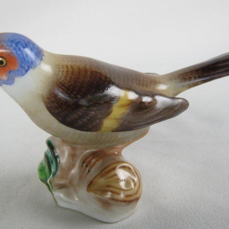 Herendi - madár - porcelán énekes madár