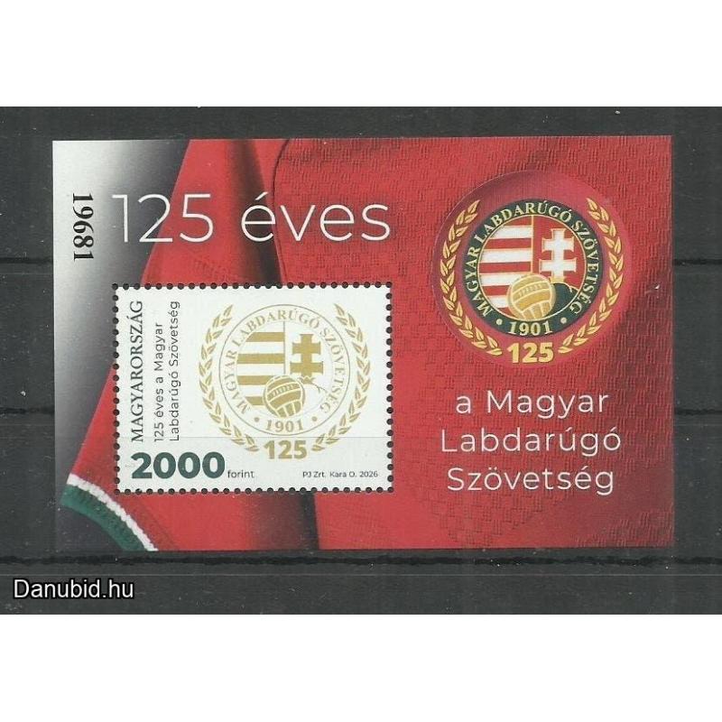 2026-MNH/** -blokk - 125 éves a Magyar Labdarúgó Szövetség