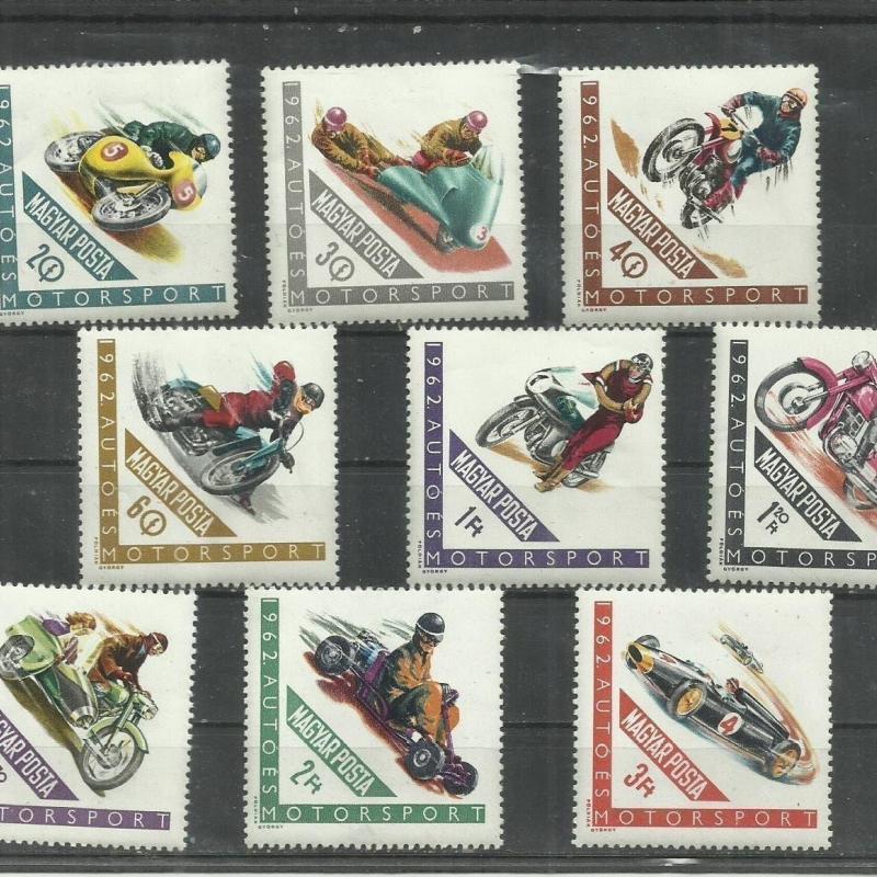 1962.- Magyar - MNH/** - Autó és motorsport sor
