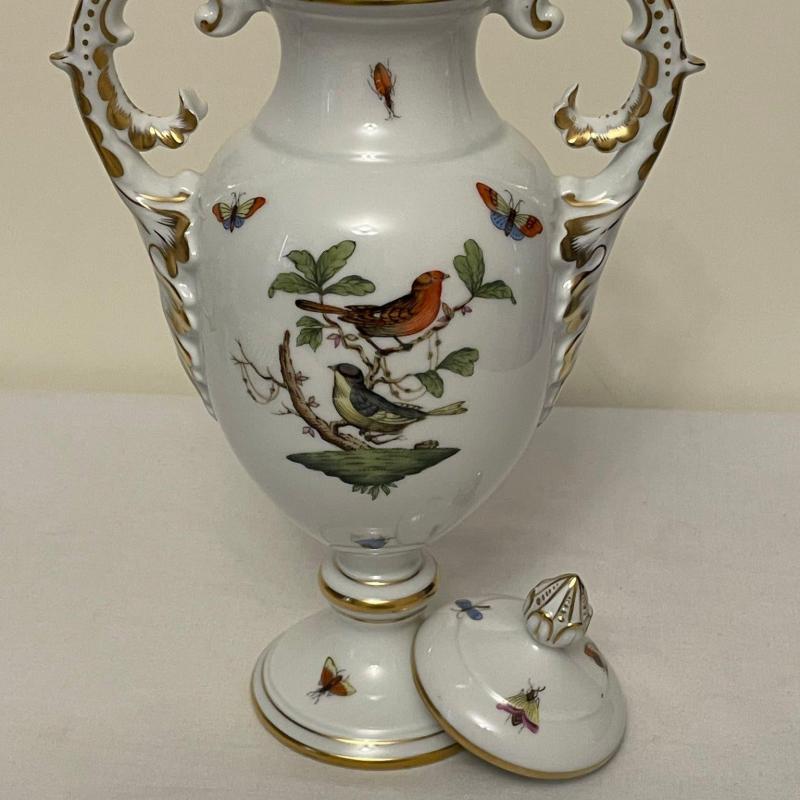Herendi rokokó -  Rothschild váza -27 cm - amfóra
