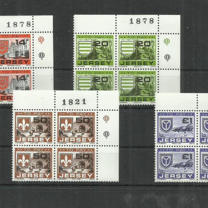 1978.- Jersey - portóbélyeg sorozat - MNH/** - 12 db