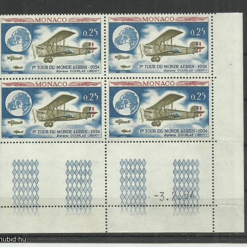 1964.- Monaco - MNH/** - blokk - Első