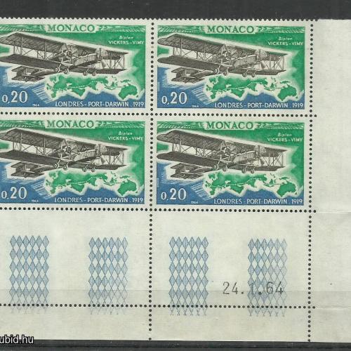 1964.- Monaco - MNH/** - blokk -