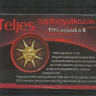 1999.- Teljes napfogyatkozás - Matáv - telefonkártya