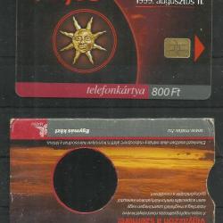 1999.- Teljes napfogyatkozás - Matáv - telefonkártya