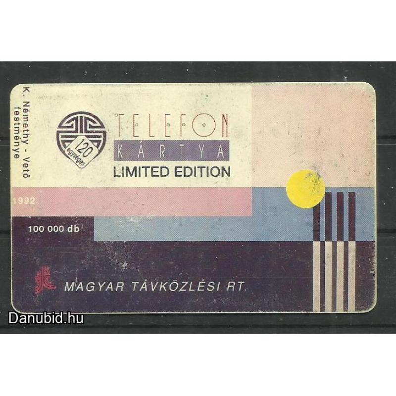 1992.- Festmény - Magyar Telefonkártya - limitált kiadás