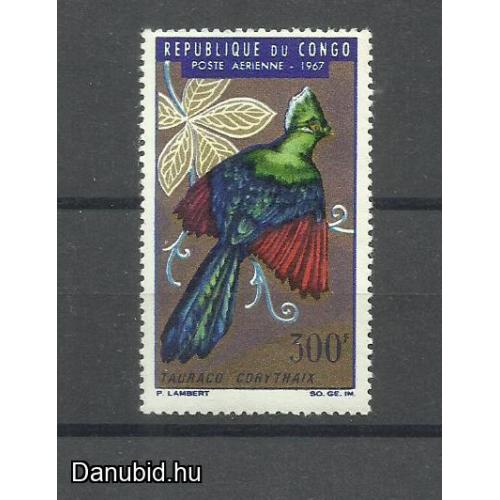 1967. – Kongó - MNH/** - paradicsommadár