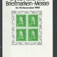 1980.- Németország -  vágott blokk - MNH/** - Essen vásár