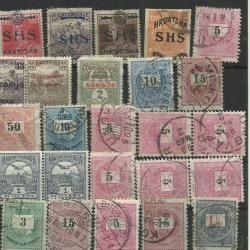 1884.- Magyarország - mix - posta tiszta és pecsételt - S.H.S.