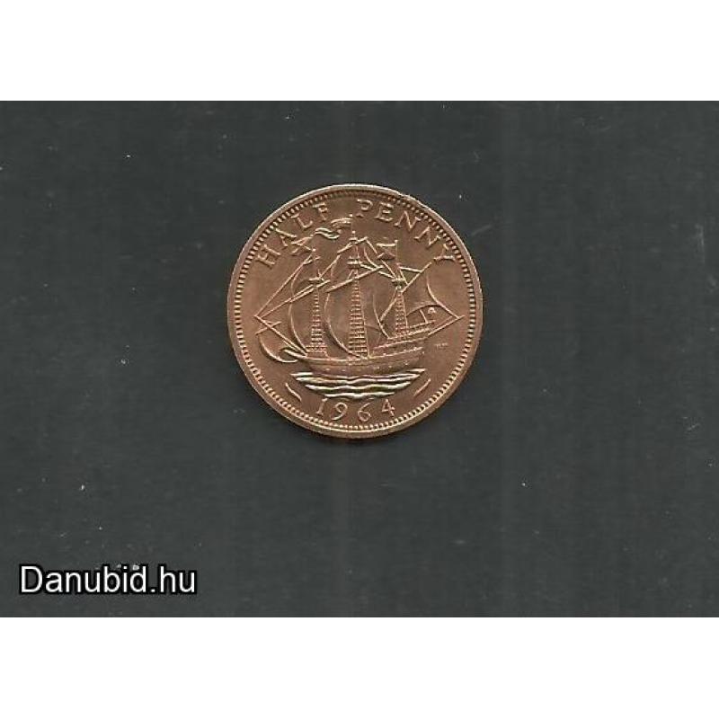 1964.- Anglia- Half penny - fémpénz