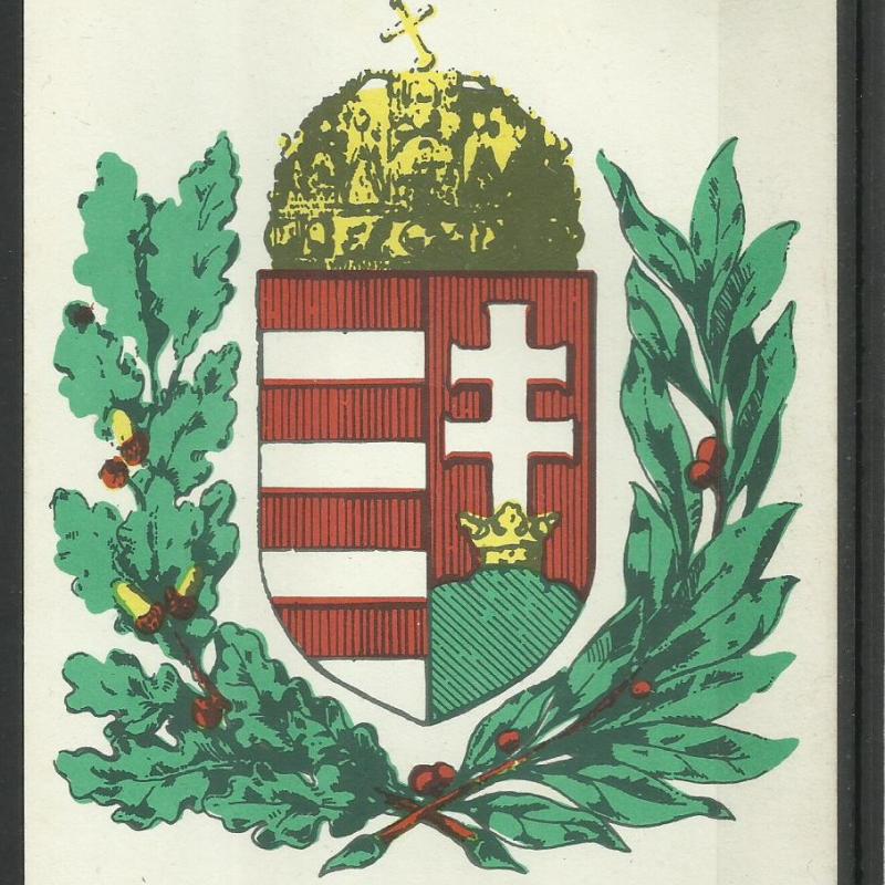Címer-levelezőlap méret