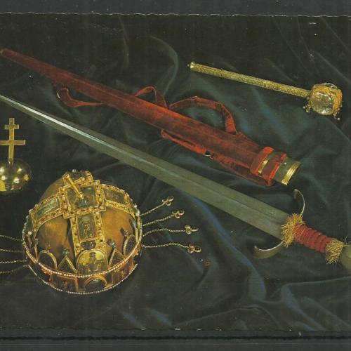 Képeslap-koronázási jelvények