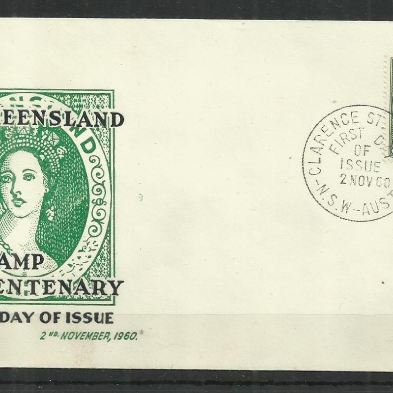 1960.- Ausztrália - Queensland - FDC- Bélyeg cenetenárium