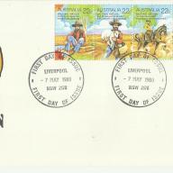 1980.- Ausztrália - F.D.C. - Ausztrál folklór