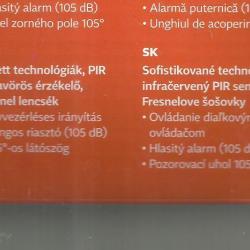 Riasztórendszer mozgásérzékelővel -ATC - 105 infra detektor