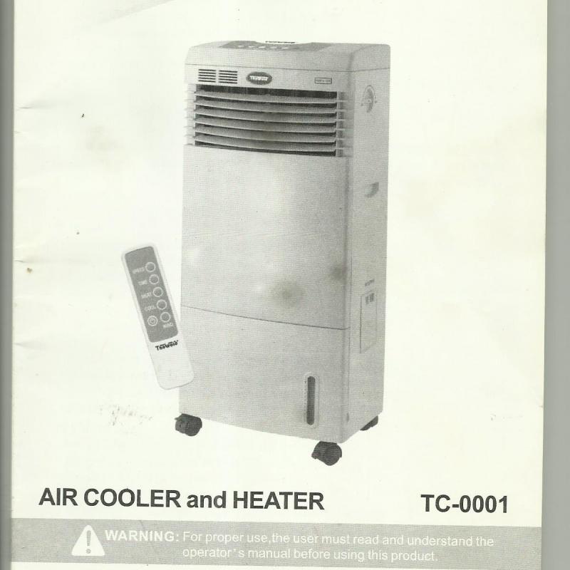 The gold-air cooler és heater mobil  hűtő és fűtő