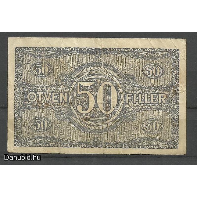 1920. - 50 fillér -használt - papírpénz
