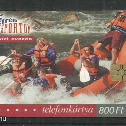 2003.- MATÁV - Magyar Telefonkártya - Vadvízi evezés - Rafting