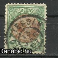 1891.- Hollandia - pecsételt 50 c