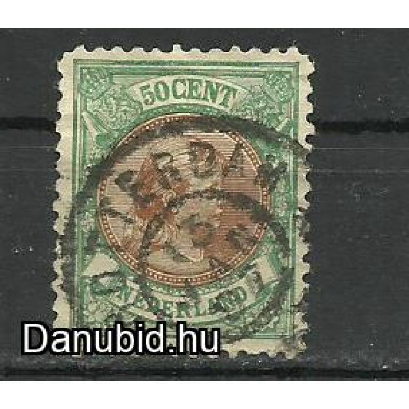 1891.- Hollandia - pecsételt 50 c