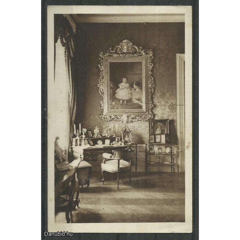 1920.- Budapest - Erzsébet királyné iróasztala - képeslap