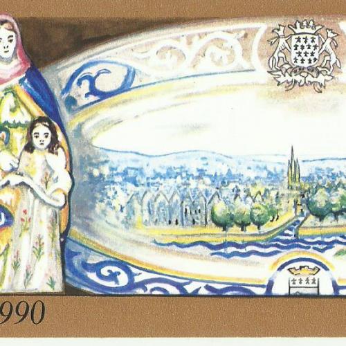 1990.- Franciaország - bélyegfüzet - MNH/** - fajansztányér