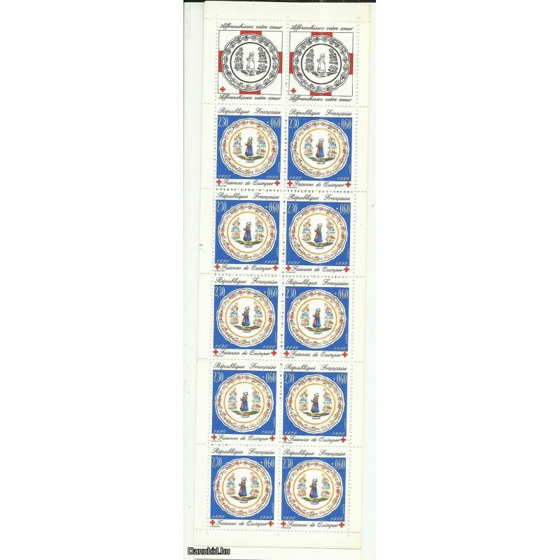 1990.- Franciaország - bélyegfüzet - MNH/** - fajansztányér