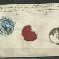 1871.- Ó-Buda - Gratz - levél - 5kr díjjegyes + 10kr bélyeg