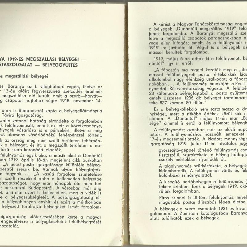 1978.- Baranya megye a bélyegek világában