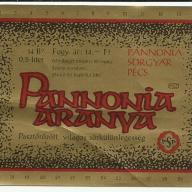 Címke-sör címke-Pannónia aranya