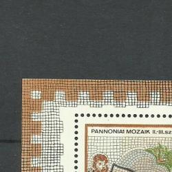 1978.- Bélyegnap blokk és sor MNH/** tévnyomat mozaik
