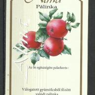 Cí­mke -  Alma pálinka - 2 db