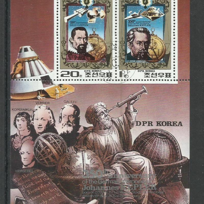 1980.- Korea - MNH/** - blokk - csillagászat - kepler