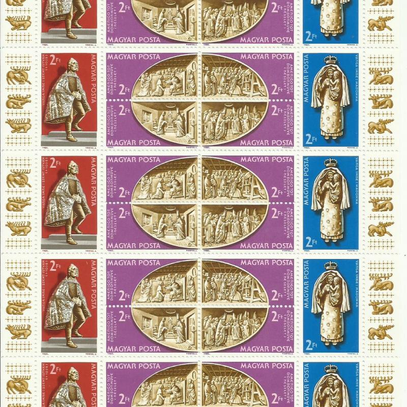 1982.- A Vatikáni kápolna műalkotásai - MNH/**- teljes ív