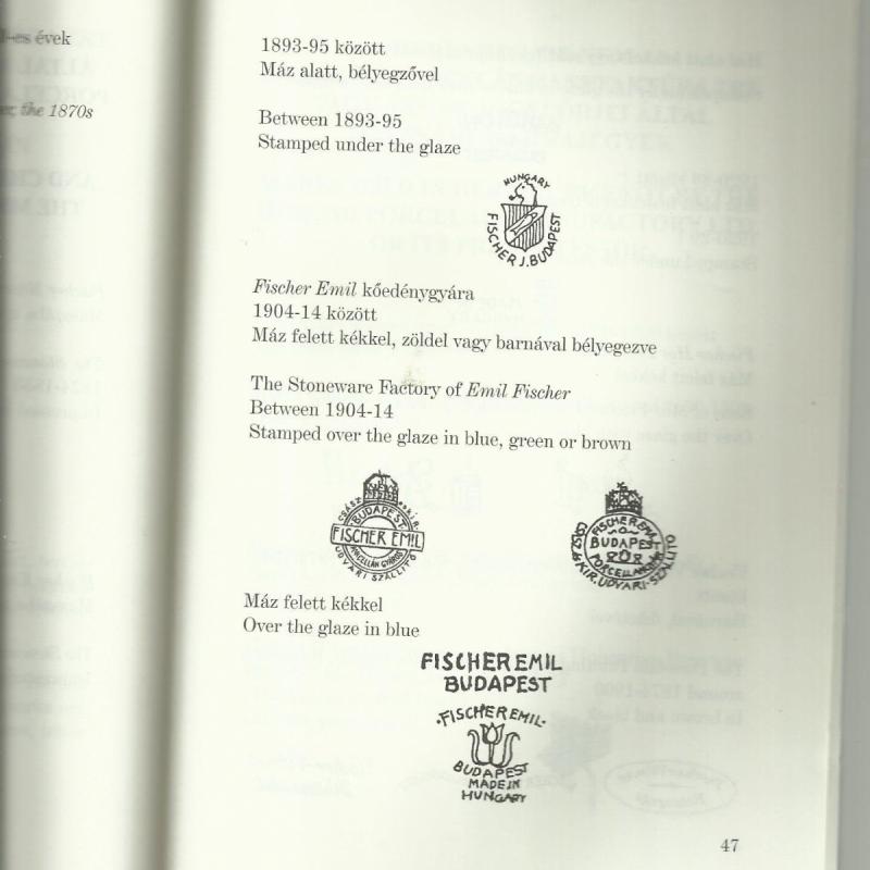 Herendi porcelán márkajegyei