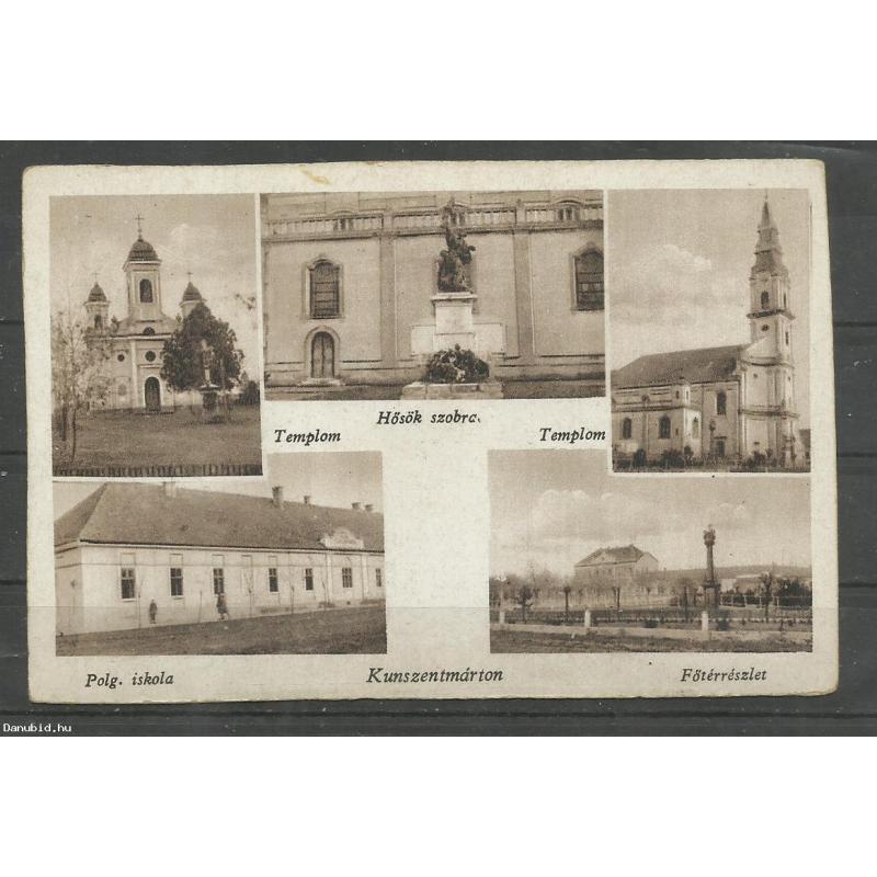1926.-  Kunszentmárton részletek képeslap