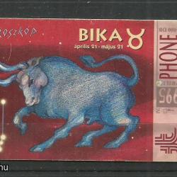 1995.- Horoszkóp - Bika - Magyar Telefonkártya