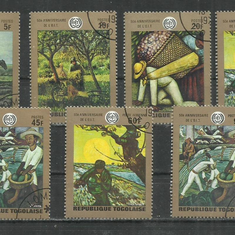 1970.- Togo- MNH/** festmény sor - 50. évforduló - VAN GOGH FESTMÉNYEI