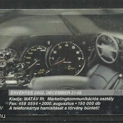 2000.- MATÁV - Magyar Telefonkártya - Old Timer autó - I