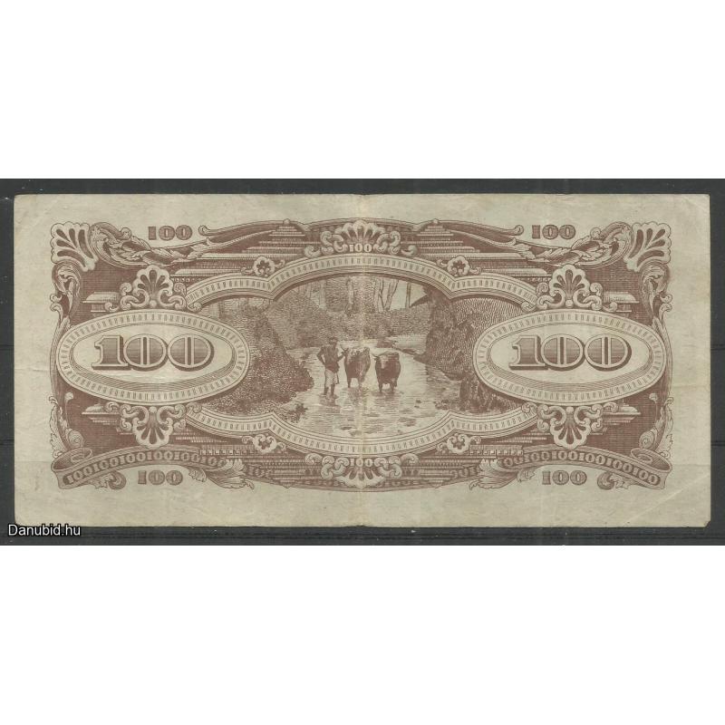 1944.- Japán - 100 dollár -  Malaya Japán megszállás
