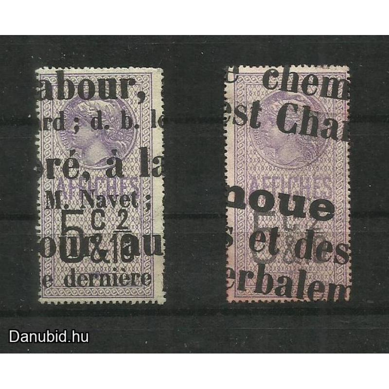 Francia Köztársaság Tunézia illeték bélyeg