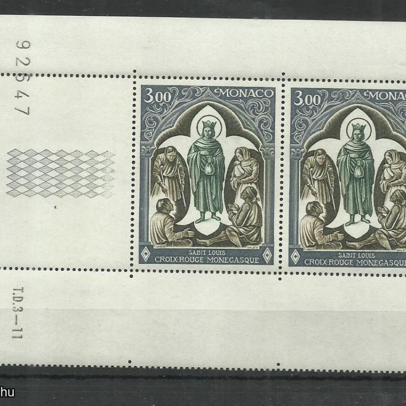 1970.- Monaco - MNH/** - Vörös kereszt - Monegasca-St. Luis-Lujo