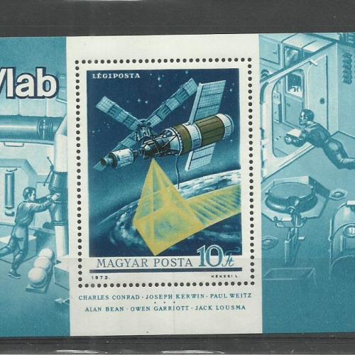 1973.- Skylab - amerikai űrállomás  - blokk - MNH/**