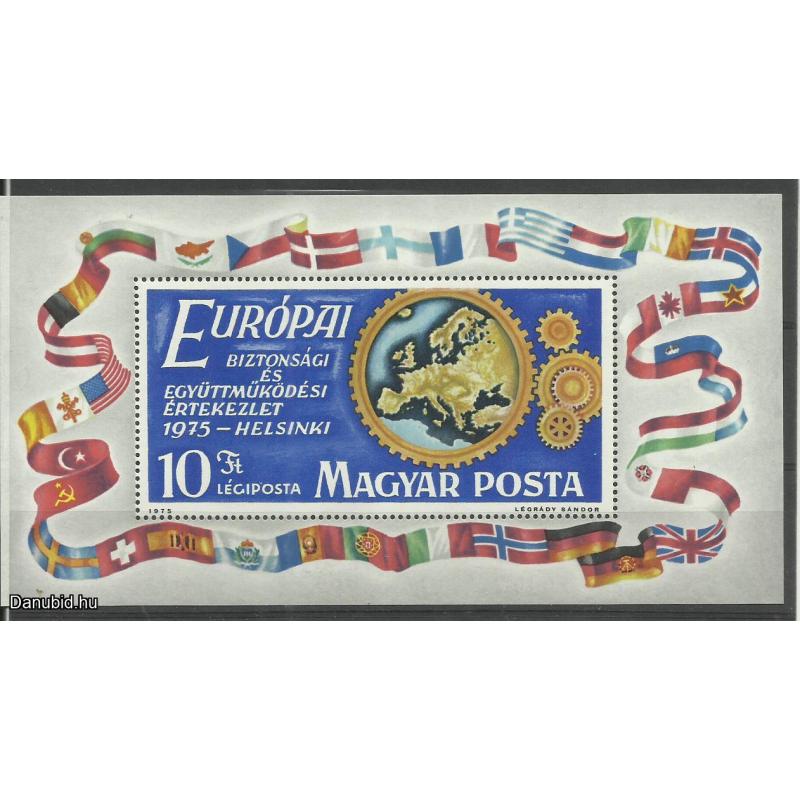 1975.- Európai biztonsági - Helsinki - blokk - MNH/**