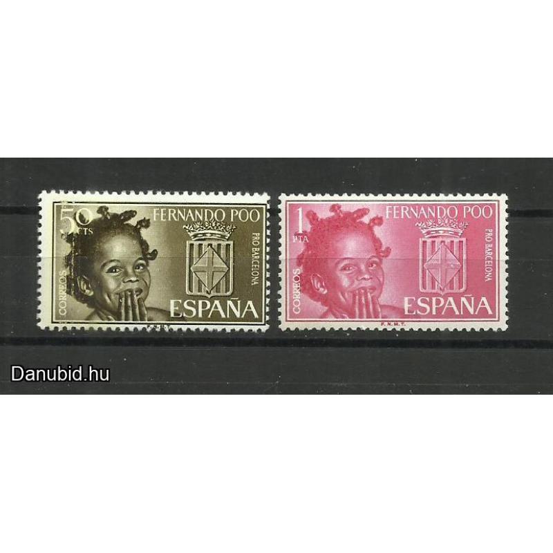 1963.- Spanyolország - MNH/** - Fernando Poo - Segíts Barcelonának