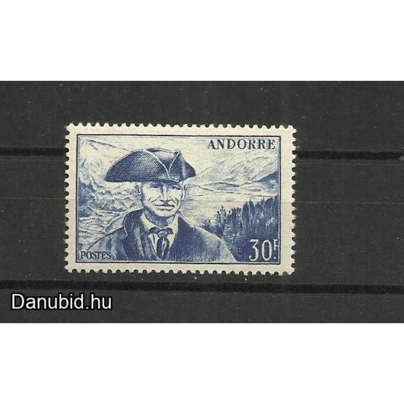 1951.- Franciaország - Andorra - MNH/** - 30f -kék  Jaume Bonell tanácsos